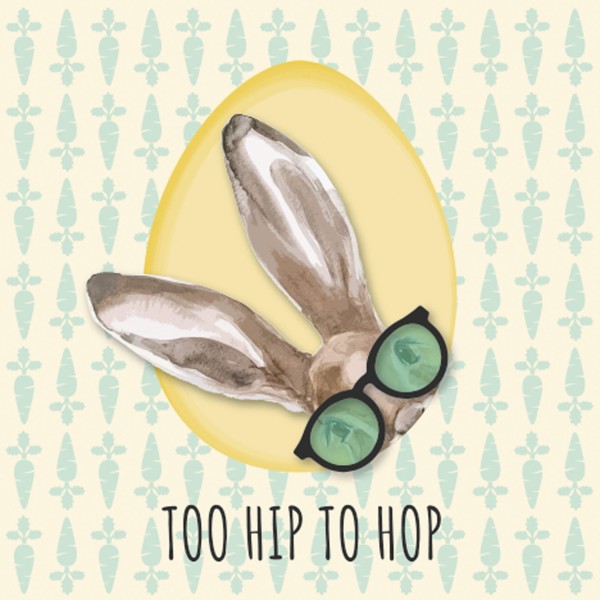 Too Hip to Hop Lunch-Servietten 33x33 cm