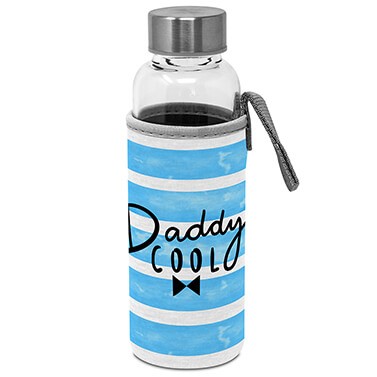 Daddy Cool Glasflasche mit Schutzhülle 350ml