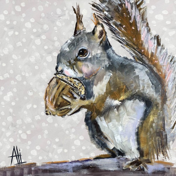 Squirrel Portrait Cocktail-Servietten 25x25 cm