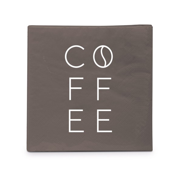 Coffee Cocktail-Servietten 25x25 cm