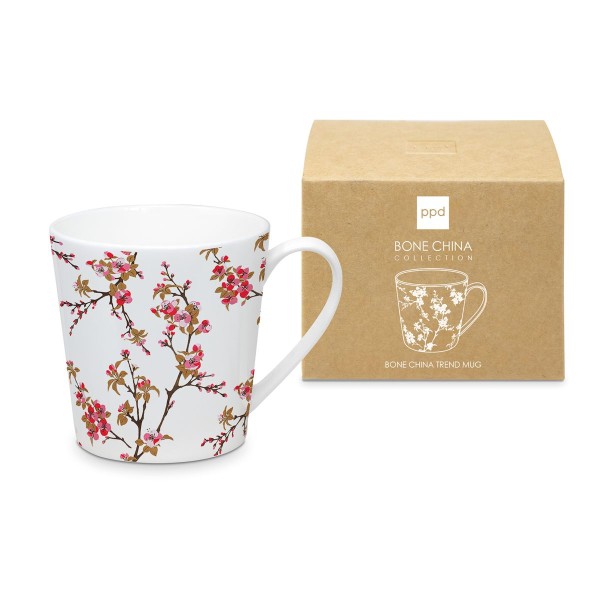 Fiori Rossi Teetasse Fine Bone China 350ml