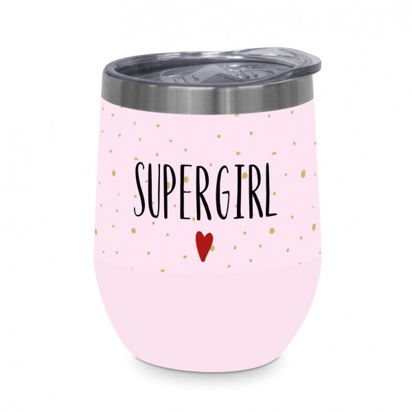 Supergirl Edelstahl-Thermo Becher