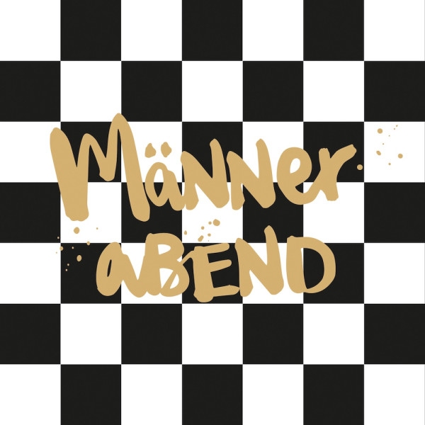 Männerabend Formart Lunch-Servietten 33x33 cm