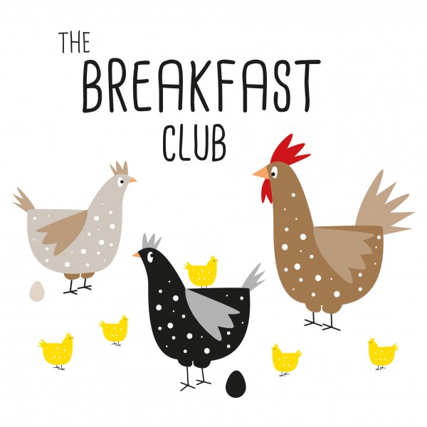 Breakfast Club Lunch-Servietten 33x33 cm