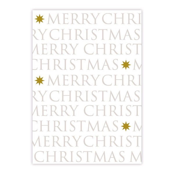 Christmas Letters Postkarte