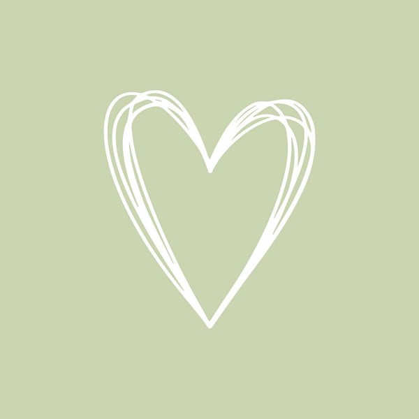 Pure Heart green Lunch-Servietten 33x33 cm