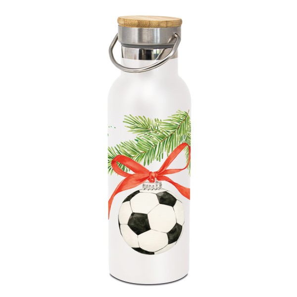 Football Ornament Edelstahl-Trinkflasche 500ml