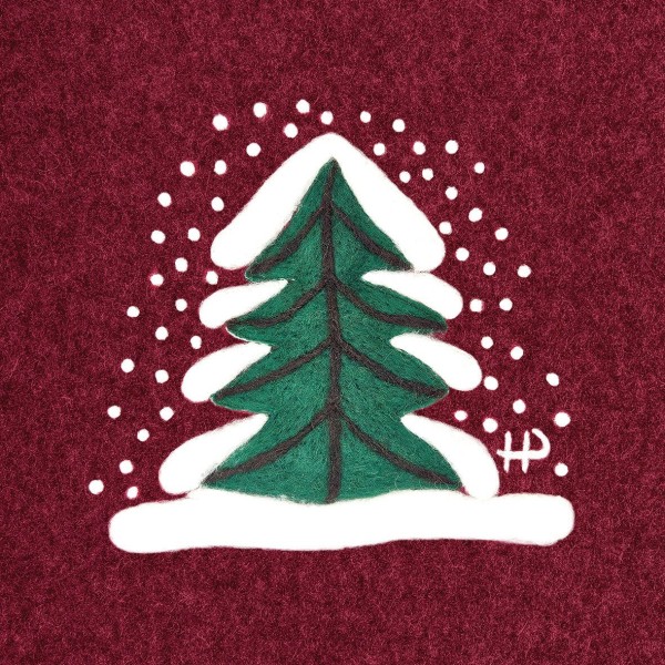 Tanne im Schnee Lunch-Servietten 33x33 cm