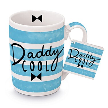 Daddy Cool Porzellantasse Tasse Henkelbecher 350ml