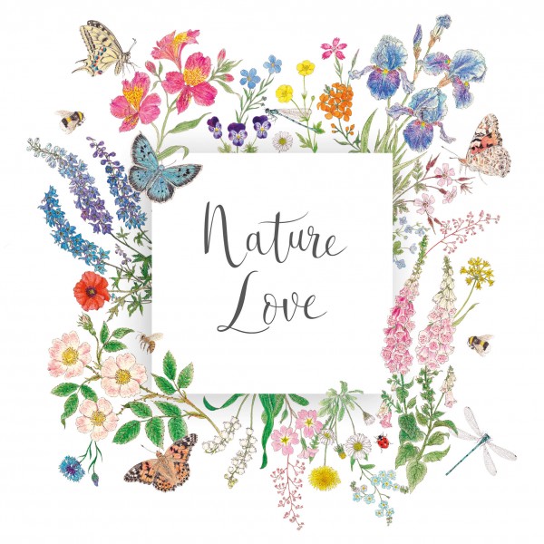 Nature Love Lunch-Servietten 33x33 cm