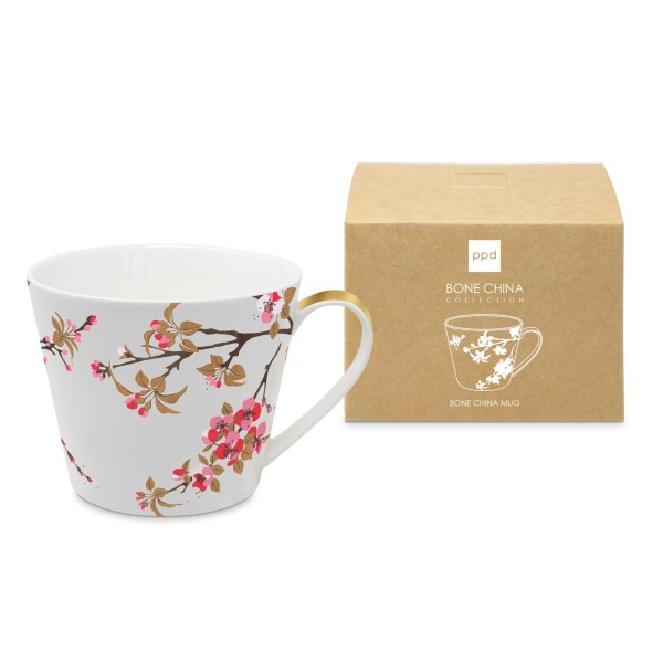 Fiori Rossi Tasse New Bone China 400ml