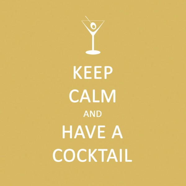 Keep Calm... Cocktail Cocktail-Servietten 25x25 cm