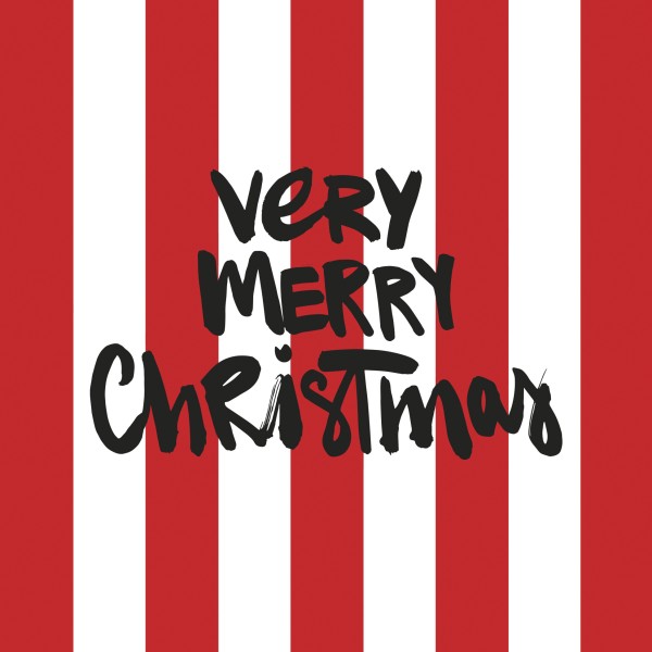 Very Merry Christmas Lunch-Servietten 33x33 cm