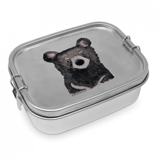 Bear Edelstahl Brotdose, auslaufsicher, 900ml