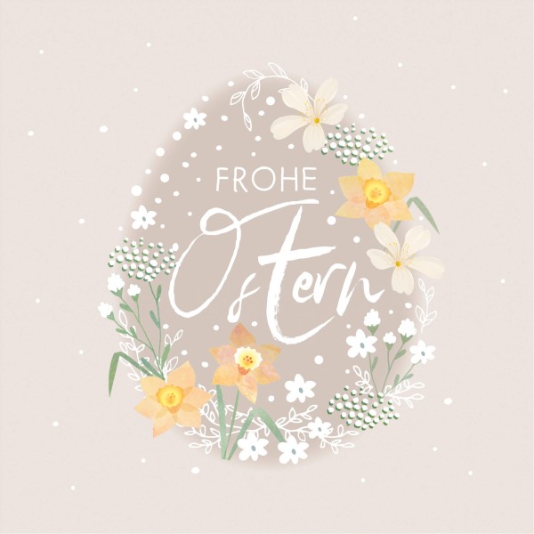 Fröhliche Ostern Lunch-Servietten 33x33 cm