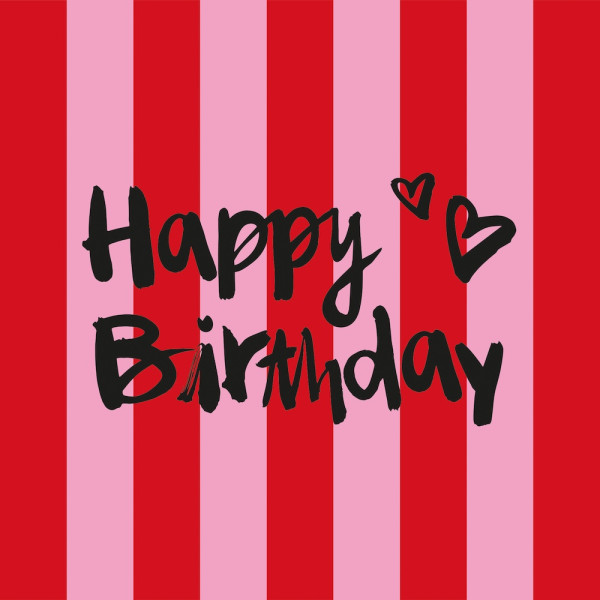 Formart Birthday Lunch-Servietten 33x33 cm
