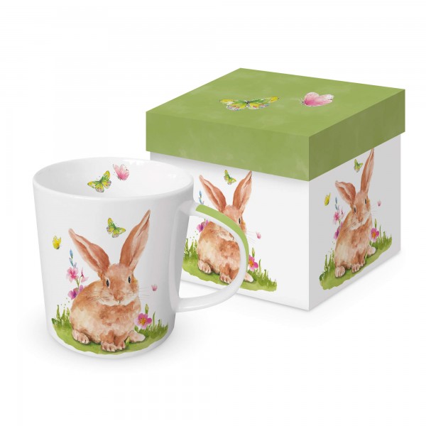 Mr. Rabbit Tasse / Henkelbecher in Geschenkbox 350ml New Bone China