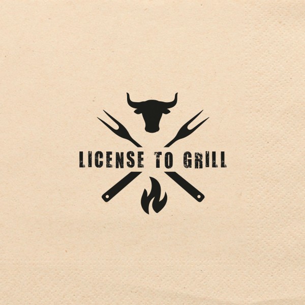 Grill Eco Lunch-Servietten 33x33 cm