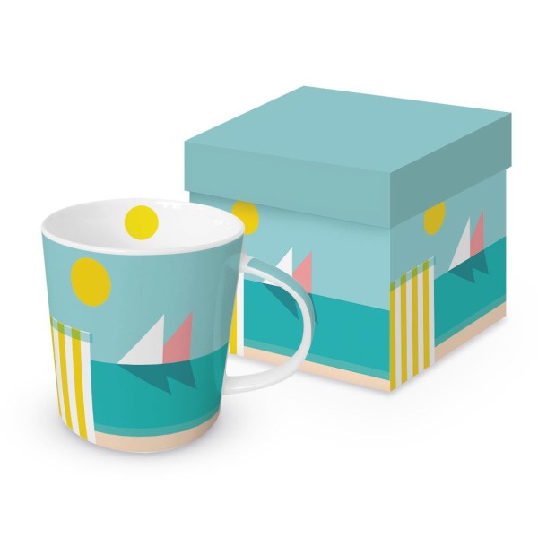 Cannes Plage Tasse in Geschenkbox New Bone China 400 ml