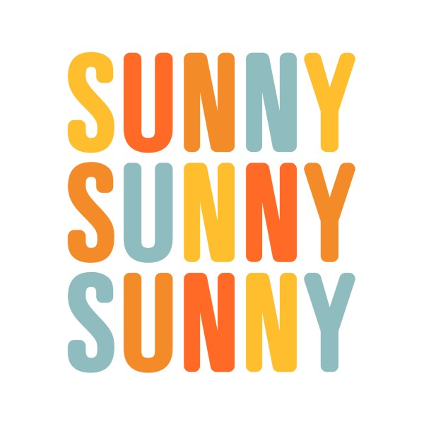 Sunny, Sunny Lunch-Servietten schwarz 33x33 cm