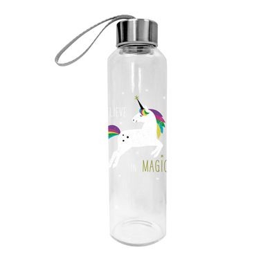 Unicorn Glasflasche 550ml