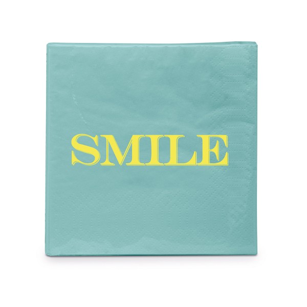 Smile Cocktail-Servietten 25x25 cm