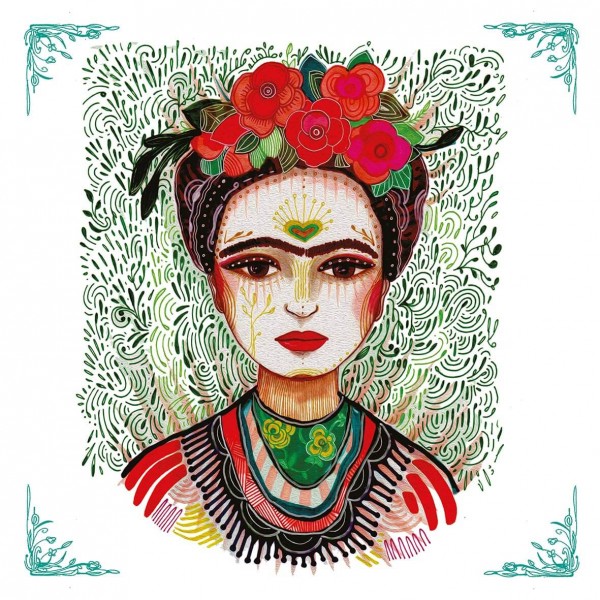 Frida: Memory the Heart Cocktail-Servietten 25x25 cm
