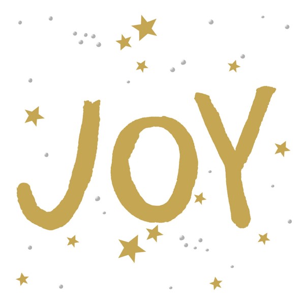 Joy and Stars Lunch-Servietten 33x33 cm