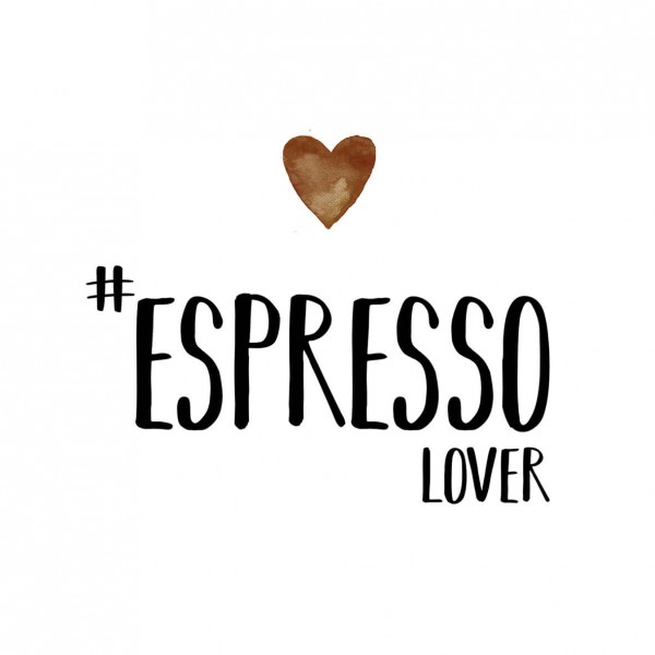 Espresso lover Cocktail-Servietten 25x25 cm