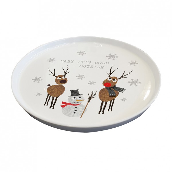 Cold Outside Trend Plate New Bone China Ø 21cm