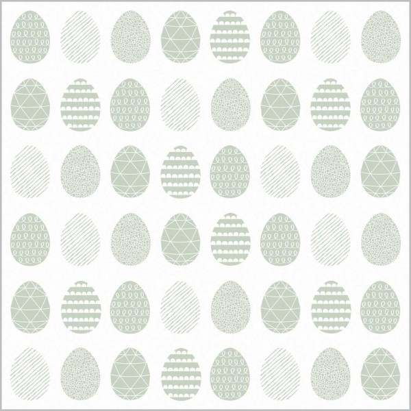Pure Easter Eggs green Lunch-Servietten schwarz 33x33 cm