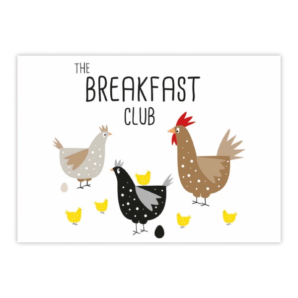 Breakfast Club Postkarte