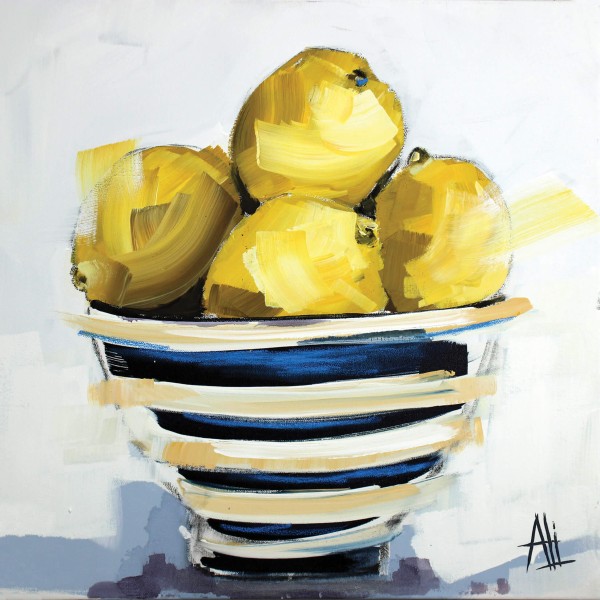 Les Citrons Lunch-Servietten 33x33 cm