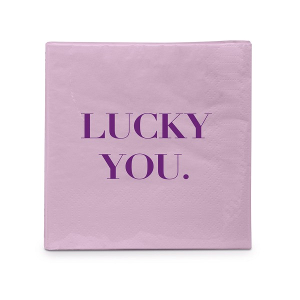 Lucky You. Cocktail-Servietten 25x25 cm