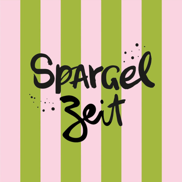 Formart Spargel Lunch-Servietten 33x33 cm