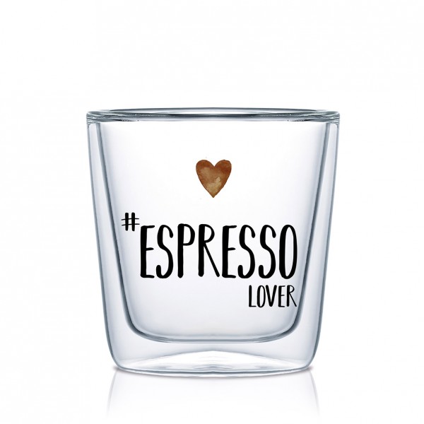 Espresso Lover Doppelwandig Espresso Glass, 80ml