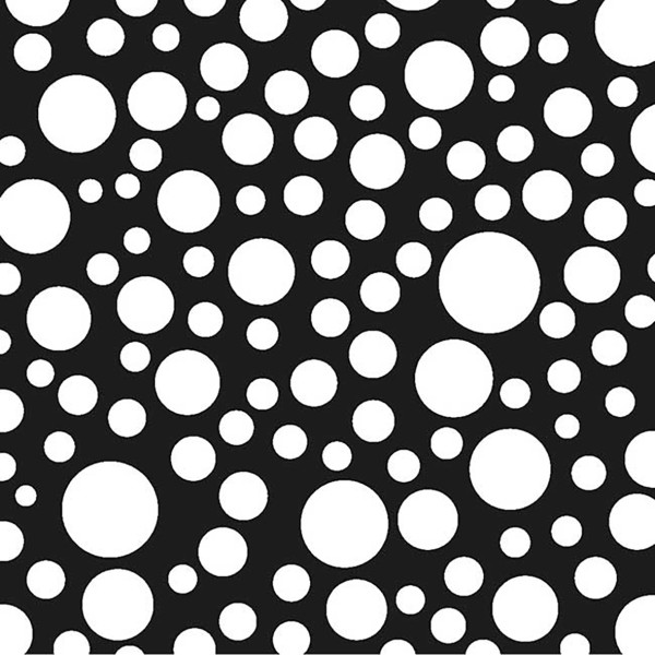 Dots black Lunch-Servietten 33x33
