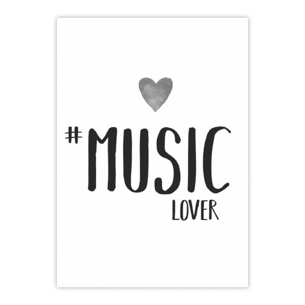 Music Lover Postkarte