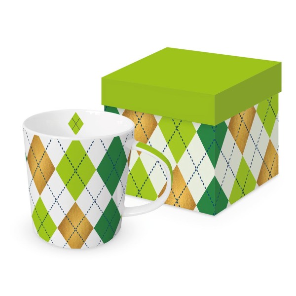 Mulberry green Tasse New Bone China in Geschenkbox 400ml