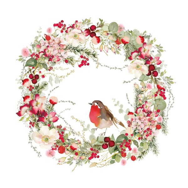 Beautiful Christmas Wreath Lunch-Servietten 33x33 cm
