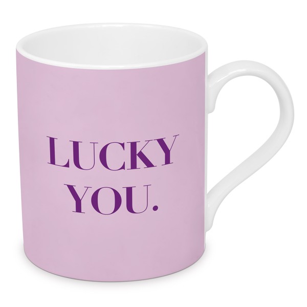 Lucky You. Tasse Fine Bone China 350ml
