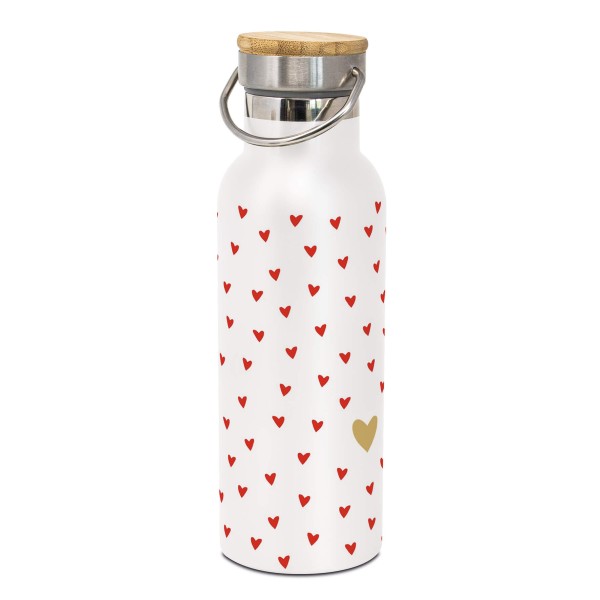 Little hearts Thermo Edelstahl-Trinkflasche 500ml