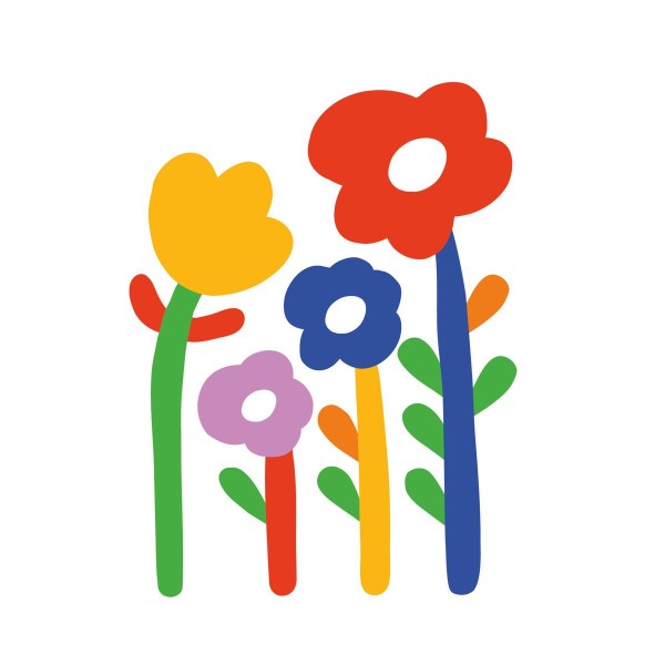 Super Flowers Lunch-Servietten 33x33 cm