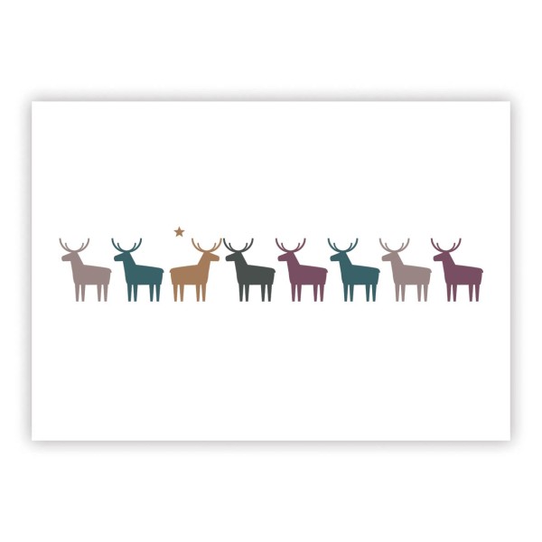 Pure Deers Postkarte