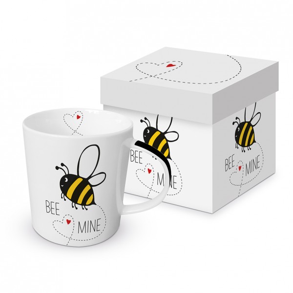 Bee Mine Tasse / Henkelbecher in Geschenkbox 350ml New Bone China