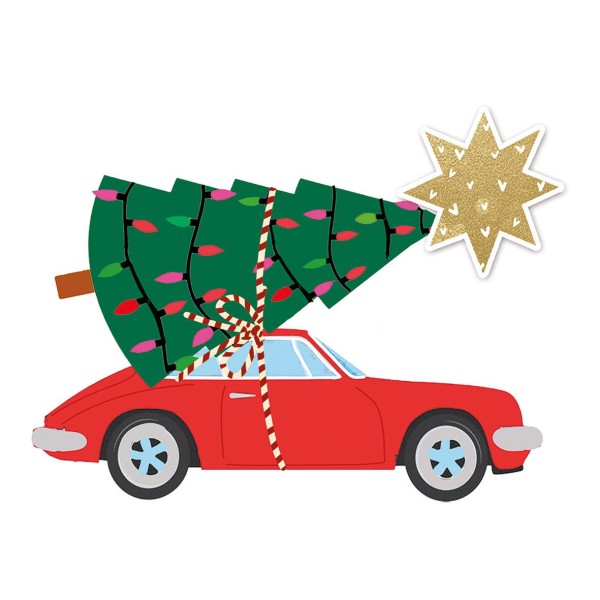 Christmas Express Lunch-Servietten 33x33 cm